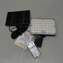 Solar Lights Outdoor Waterproof Motion Sensor Security Lights with Remote, 3 Modes 184 LED Upgraded Convex Lens 150% Bright, 16.4 Ft Cord, Outdoor Flood Light for Backyard, Garage, Barn