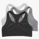 Hanes Women's Racerback Cotton T-Back Bralette (3 Pack) 2XL