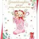 5 x Christmas card 25 MM 219