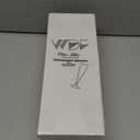 WDF 36 Pack Clear Blue Plastic Champagne Flutes - 7OZ Blue Champagne Flutes Plastic, Champagne Glasses Disposable for Party/Wedding/Easter/Spring