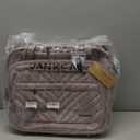 VANKEAN Rolling Laptop Bag Women with Wheels, 15.6 Inch Rolling Briefcase for Women, Water Repellent Overnight Computer Bag with RFID Pockets for Travel Business Work, Light Dusty Pink