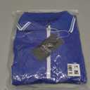 FKEEP Women's Tennis Golf Dress Sport Activewear Workout Athletic Zipper V-Neck with Shorts and Pocket (08 Sapphire Blue)