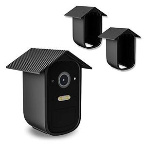 HOLACA Protective Silicone Case for eufyCam 2C & eufyCam 2C Pro Easy to Install, Rain/Sonw Protection,Silicone Skin for eufyCam 2C/2C Pro(2 Pack,Black)