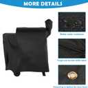 600D Heavy Duty Waterproof Wood Pellet Grill Smoker Cover for Traeger Pro 22 Series & Pro 575, Lil' Tex Grill and More, All Weather Protection(for Traeger Pro 22 Series Cover)