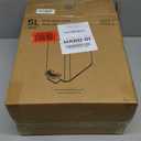 Home Zone Living 1-Pack 1.3 Gallon Small Bathroom Trash Can with Lid and Step Pedal, Stainless Steel Wastebasket with Slim Design for Home and Office, Silver, 5 Liters