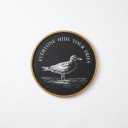 GWFSJYU Funny Seagull Framed Wall Art, Seagull Wall Decor, Vintage Beach Coastal Round Canvas Prints Wall Art, Modern Sea Bird Wall Hanging Decor for Bedroom Bathroom Living Room, 10”x10”in