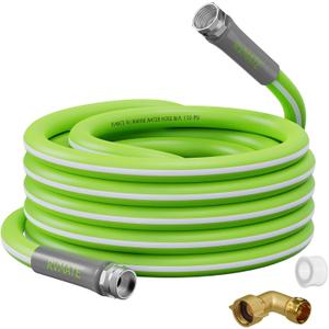 RVMATE RV Water Hose 35FT, 5/8 Inner Diameter Drinking Water Hose Lead-free, No Leaking Garden Hose For RV/Trailer/Camping, RV Accessories (Green)