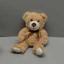 Plush Teddy Bear Cute Stuffed Animal Bear with Bow Plush Toys 13.8 Inches (Khaki,10pcs)