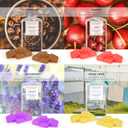 STRN Wax Melts, Lavender & Linen, Scented Soy Wax Cubes for Wax Warmers, Spring & Summer Scented Long-Lasting Home Fragrance Wax for Bedroom, Living Room, Office- 8 Packs