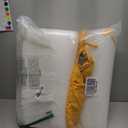 AAAAAcessories D-Shaped Chair Cushions, 2" Thick Dining Chair Pads with Ties and Removable, Machine-Washable Cover, 17" x 16", Set of 4, Golden Yellow