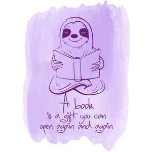 Children A Book is A Gift Beautiful Quote Wall Decal Decoration Books Quote Book Lovers Bookish Quotes Readers Lasts Years and Easily Removable - Size: 21 in(W) x 30 in(H)