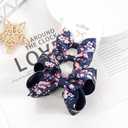 3PCS Hair Bows for Girls Hand-made Colorful Grosgrain Ribbon Hair Bows Alligator Clips Hair Accessories Barrettes for Little Teen Toddler Girls Kids (Vintage Flower)