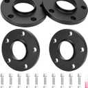 TadaMark 5x112 Hubcentric Wheel Spacers 15mm 5 Lug Wheel Adapter fit for Mercedes Benz Audi A160 A180 A190 A200 B180 B200 B250 C230 C280 C300 C350 C63 B8 A4 S4 A5 S5 66.6mm Bore with M14x1.5 Studs 4pc
