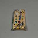 Hoarosall Montessori Wooden Busy Board with 8 LED Light switches, Sensory Toys Light Switch Travel Toys for 1+ Year Old Baby and Toddler