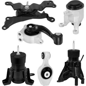 6PCS Engine Motor & Transmission Mount Set Compatible with Nissan Murano 2009-2014 3.5L V6 Engine AWD, Front Right Motor Upper Torque Strut Mount A7394 112703JA0B A7391HY A4365HY A4373 A7363 A7372