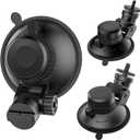 Dash Cam Mount, Suction Cup Mount, Windshield and Dashboard Suction Cup Mount Camera Mount, For ROVE R2-4K, CHORTAU Dash Cam, Screw Connectors Are Suitable For Most Dash Cam, DVR, GPS, and Sports Camera