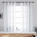 Brass Curtain Rods for Windows 18-88 Inch,Adjustable Length 1 Inch Diameter Heavy Duty Curtain Rod for Bedroom/Kitchen/Dorm/Apartment/Door