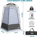 Shower Tent, Outdoor Camping Privacy Shelter-Dressing Changing Room-Portable Toilet Tent for Hiking Sun Shelter Picnic Fishing