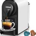 CHULUX Baf-Pro Espresso Machine, Mini Espresso Machine for Nespresso Original Capsules, Single Serve Coffee Machine for Home Espresso & Lungo Maker, Italian ODE 20 Bar Pump, Silver Drip Tray (Sliver Drip Tray)