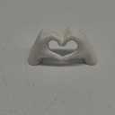 SINTENILL Heart Hands Sculpture, Room Decor Aesthetic for Living Room Bedroom, Love Finger Shelf Decor for Office, Coffee Table, Wedding, Party, Desk Accessories, Gifts for Girls