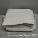 Amazon Basics Lightweight Super Soft Microfiber 4 Piece Comfortable Sheet Set with 14-Inch Deep Pockets, Full, Cream, Solid