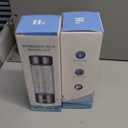 Hydrogen Water Bottle Generator 2 Pack 2025 w SPE/PEM Tech Water Ionizer, Portable Hydrogenated Water Machine Improve Water in 3 Minutes Hydrogen Rich (Silver)