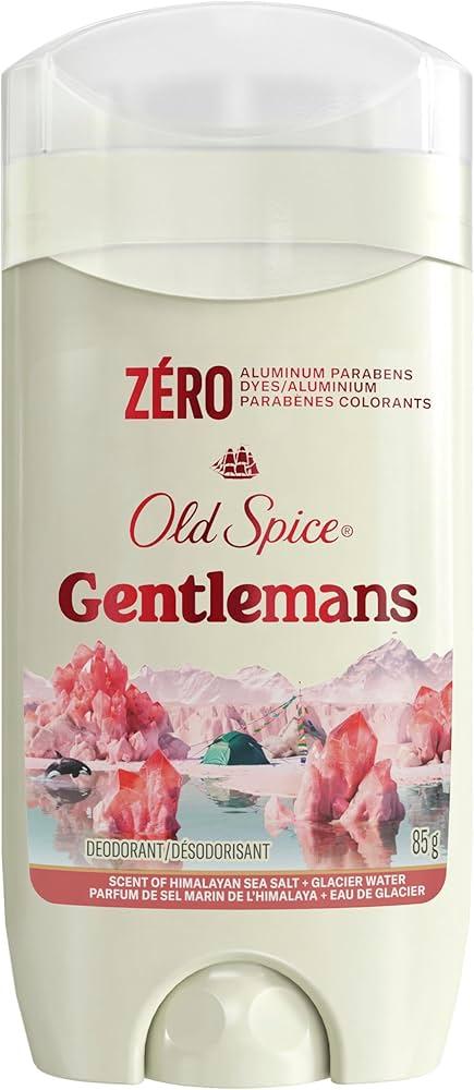 Old Spice GentleMan's Aluminum Free Dry Feel Deodorant for Men, 24/7 Lasting Freshness, Gentle on Skin with Skin Conditioners, Himalayan Sea Salt + Glacier Water Scent, 3.0 oz (Pack of 1)