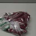 Cranberry Red with Gold Edge Wired Wreath Holiday Bow (8, Large)