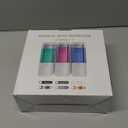 Shower Soap Dispenser Wall Mounted Shampoo Conditioner Body Wash Shower Dispenser 3 Chamber No Drill Refillable Shampoo Dispener for Shower 3 * 500ml for Bathroom Hotel, White 3 Chamber