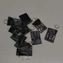 Jutom 10 Set Mini Screwdriver Keychain Set Bulk Includes 3 Mini Screwdrivers in a Portable Pouch with Snap with Hook Bulk Adult Men Employee Coworkers Gifts for Birthday Tool Party Favors Prize