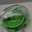 Collapsible Silicone Microwave Cookware Cooker Steamer for Cooking with Lids, 0.8L and 1.4L Glass Food Storage Container Sealed Bowl Mixing Bowls 2pc Set BPA Free (Green)