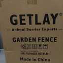 Decorative Garden Fence 24 Pack,24 Ft (L) X 24 in (H) Black Mesh Rustproof Metal Fence, Animal Barrier Fence for Small Dog, Border Folding Patio Fences,Outdoor Flower Bed Landscape Decor