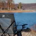 Kijaro Portable Camping Chairs - Enjoy the Outdoors with a Versatile Folding Sports Chair for Outdoor & Lawn - Dual Lock Feature Locks Position Hallet Peak Gray