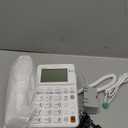 AT&T CL4940 Corded Standard Phone with Answering System and Backlit Display, White