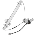 Obaee 748-129 Front Left Driver Side Power Window Regulator with Motor Compatible with Honda Pilot 2003 2004 2005 2006 2007 2008, Replace OE 72250-S9V-A01, 72250-S9V-A02 (6 Pins)