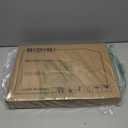 TEAMIX Monitor Riser - 2 Pack, Rustic Brown Wood Adjustable Stand for 2 Monitors/Laptop/PC