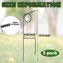 Teenyyou 3 Pcs Plant Protection Hose Guide 17.5 Inch Heavy Duty Metal Garden Stakes Plant Saving Water Hose Holder Lawn & Garden Watering Equipment 360 Degree Rotation for Yard Lawn