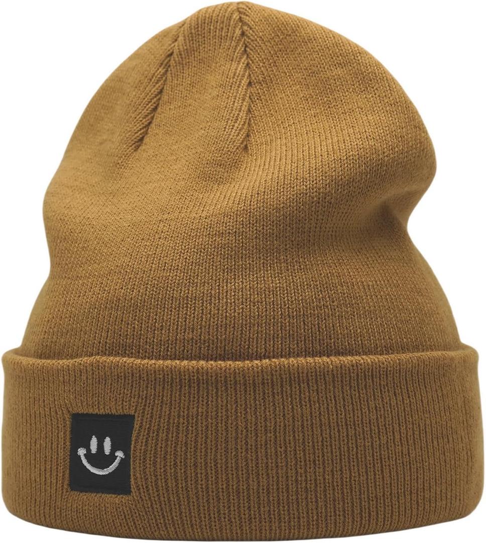 55cube Unisex Winter Beanie Hats Warm Thick Knit Cuffed Skull Caps