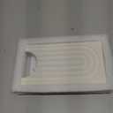 Diatomite Kitchen Faucet Mat - 14Inch Water Absorbing Stone Tray for Sink, Stone Fast-Drying Faucet Mat for Kitchen Counter Sink Accessories (Light Grey, 14'' x 3.9'')