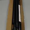 Shower Curtain Rod Adjustable 43-78 inch, 1"Diameter Spring Tension Curtain Rod No Drill, Anti-Rust Non-Slip Shower Rod, Black Shower Curtain Rod for Bathroom Tension