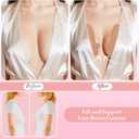 Boob Tape for Breast Lift: 3 Pairs Invisible Sticky Boobytape for Push Up & 6 Pairs Nipple Covers - Women A-H Cup (Beige)
