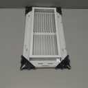 Fits 14x6 Duct Opening | Steel Return Air Filter Grille by Handua [Removable Door] | Vent Cover Grill | White | HVAC Cold Air Intake Grille | Out Dim: 16 5/8"W X 8 5/8"H