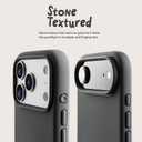 2 x TineeOwl for iPhone 17 Pro Max Magnetic Case, Camera Control Button, Compatible with MagSafe, TPU, Minimalist, Slim/Thin, Grippy - Dune Series (Stone, iPhone 17 Pro Max)