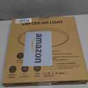 Aphyni 12 inch LED Flush Mount Ceiling Light,Unique Moon Design Morden LED Ceiling Lights,28W 2800LM Remote Control 3000K-6500K Adjustable Ultra Thin for Living Room Bedroom Hallway