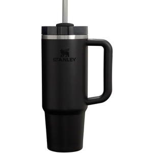 STANLEY Quencher H2.0 Tumbler with Handle and Straw 30 oz | Flowstate 3-Position Lid | Cup Holder Compatible for Travel | Insulated Stainless Steel Cup | BPA-Free | Black 2.0