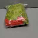 Christmas Baby Girl Outfit Infant Furry Sleeveless Romper Headband Leg Warmer Green Monster Xmas Cosplay Costume (2-3 Years)