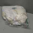 Double Color Arch Backdrop Cover Set of 3 - 6ft/6.6ft/7.2ft Wedding Spandex Fitted Covers for Round Top Arch - Baby Party Birthday Banquet Shower (White+Cream)