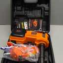 E-HEELP Electric Car Jack Kit 5Ton 12V Hydraulic Car Jack Lift (Lifting Range: 6.1~17.7 inch) with Electric Impact Wrench for SUV MPV Sedan Truck Change Tires Garage Repair