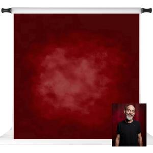 Kate Red Photography Backdrops Abstract Photo Backdrop Poratrait Background for Photoshoot, 8x8ft
