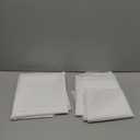 NICETOWN White Sheer Curtains 63 inch Length for Bedroom, Rod Pocket Translucent Voile Sheer Airy & Breathable Curtain Panels for Flat/Apartment, 2 Pieces, 60" W